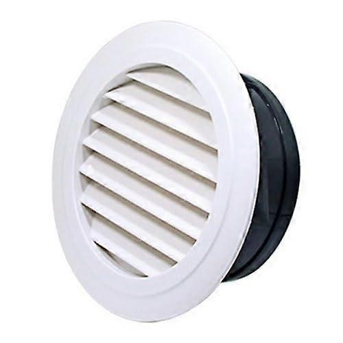 Round ABS Air Vent Cover 100mm Ceiling Wall Vent Grille Louver with Adjustable Flow Control Ref:6784