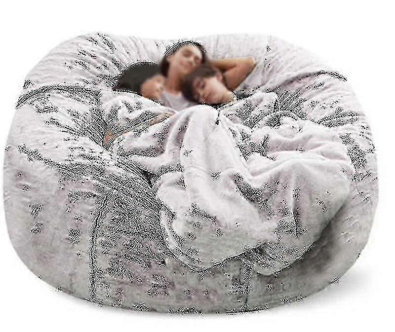 SQLX New Lazy Sofa Bean Bag Artificial Fur Bean Bag Bean Sofa HK