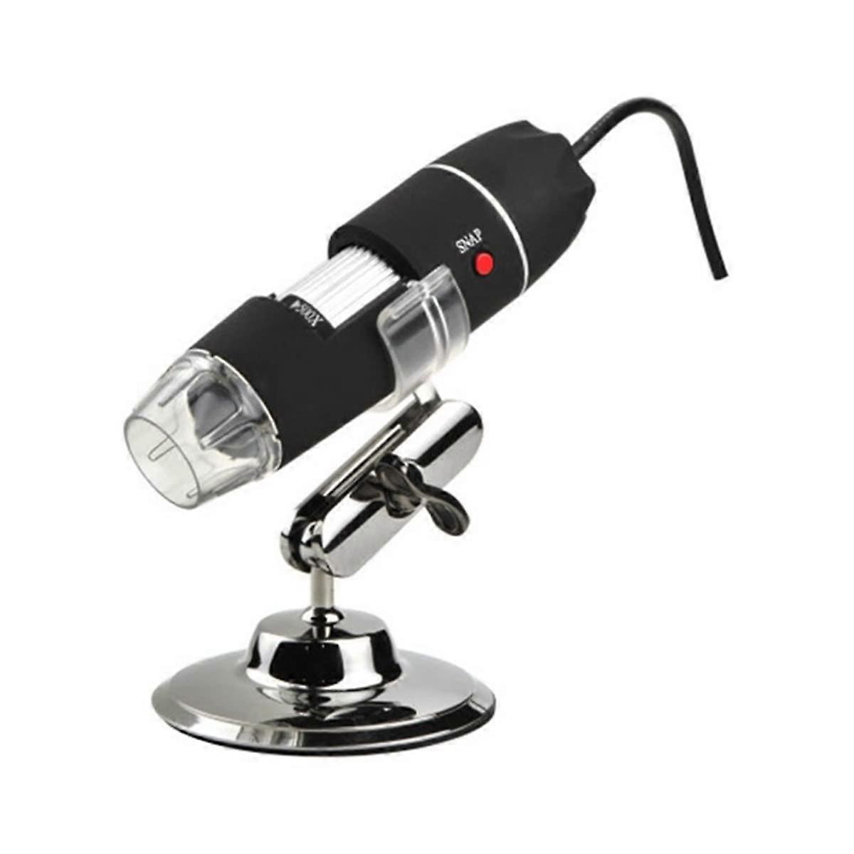 USB Digital Microscope 500X with 8 LED Lights for Lab and Electronics