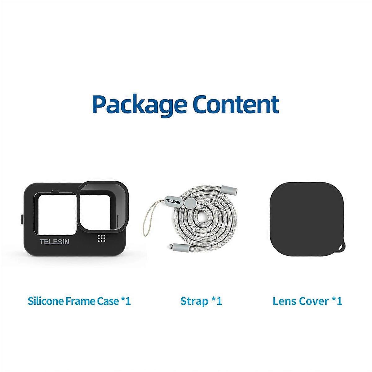  Soft Silicone Case for 10 Lens Cap Camera Parts Black