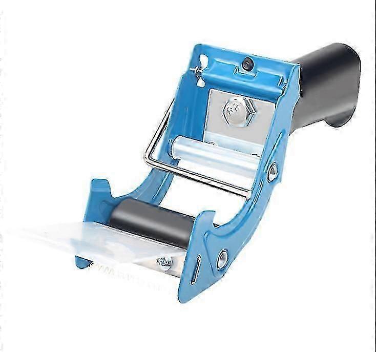 Bred tejppistoldispenser med skärare för packning