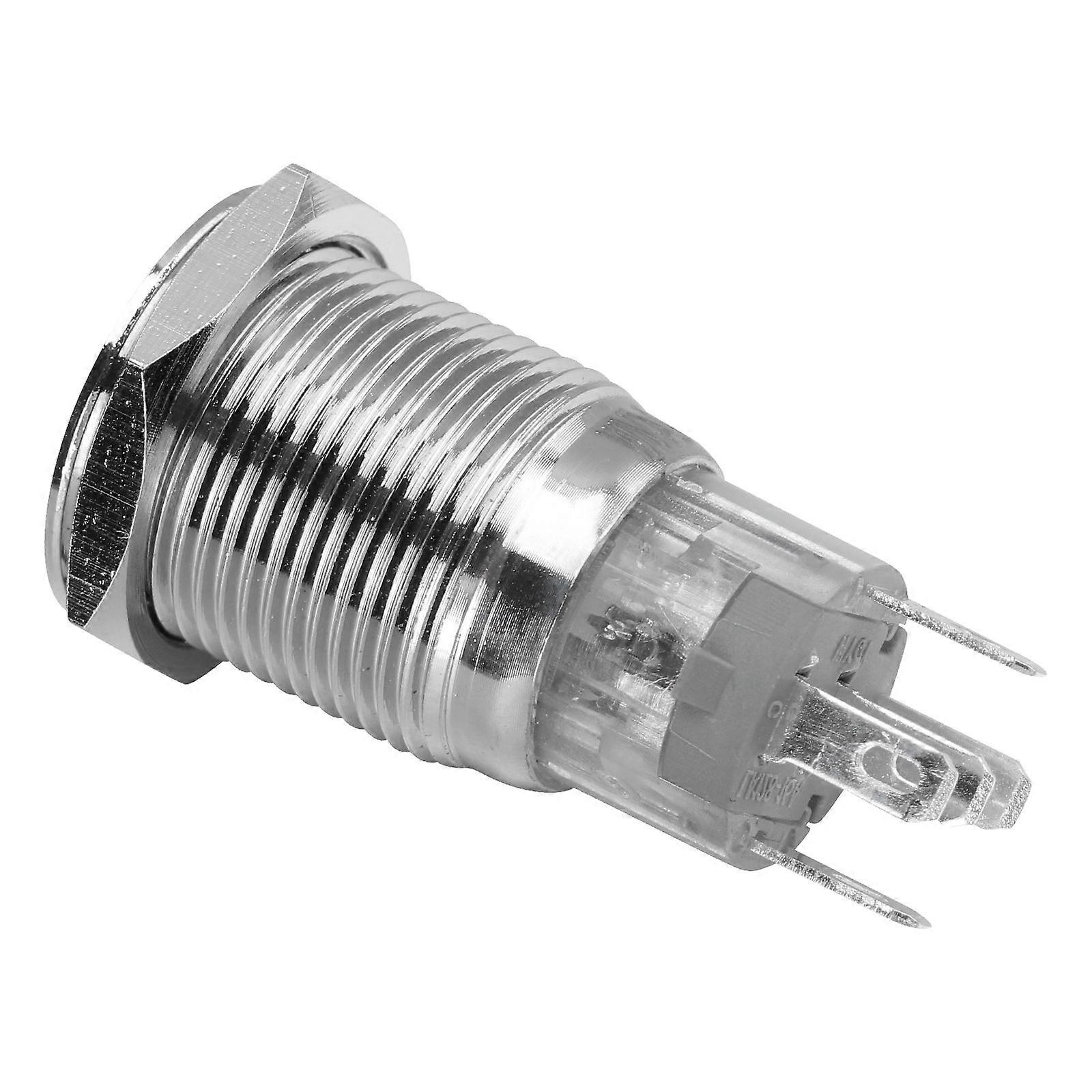 Automatic Reset Button Switch with White LED for Doorbell