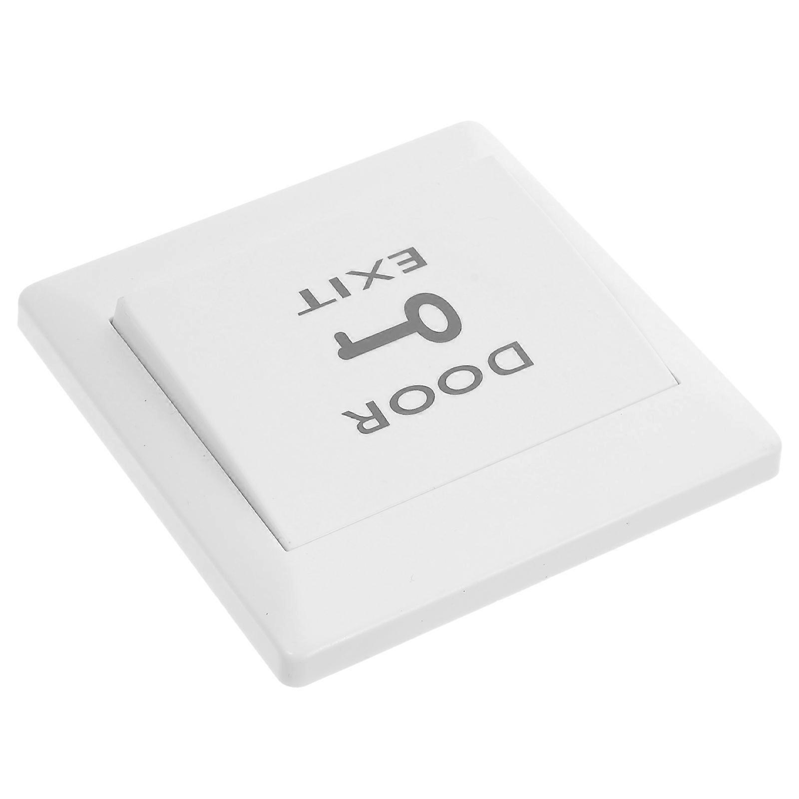 DC12V Door Exit Release Push Button Switch for Access Control System White