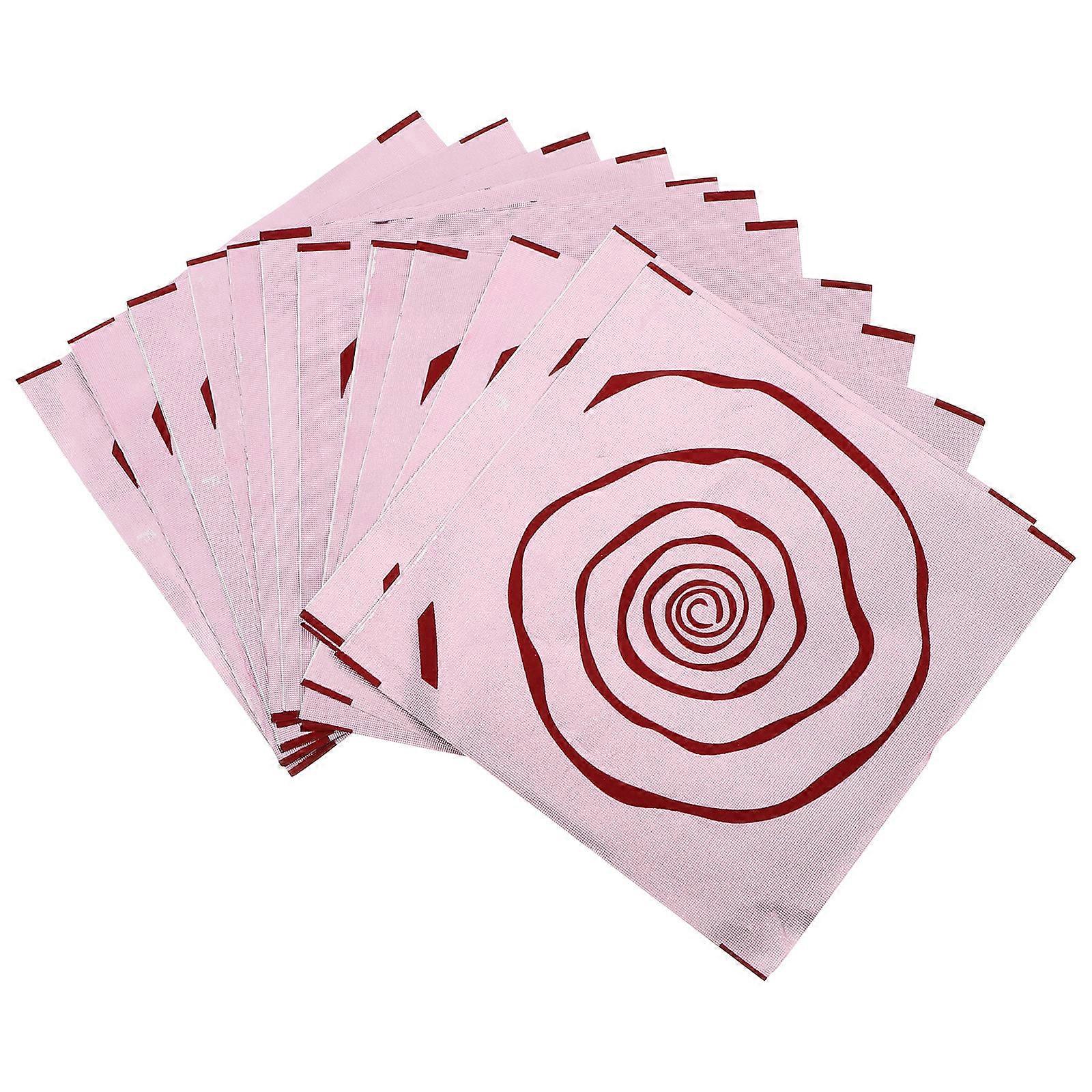 Chocolate Candy Wrappers for Wrapping 100Pcs Pink Candy Packing Paper Biscuits