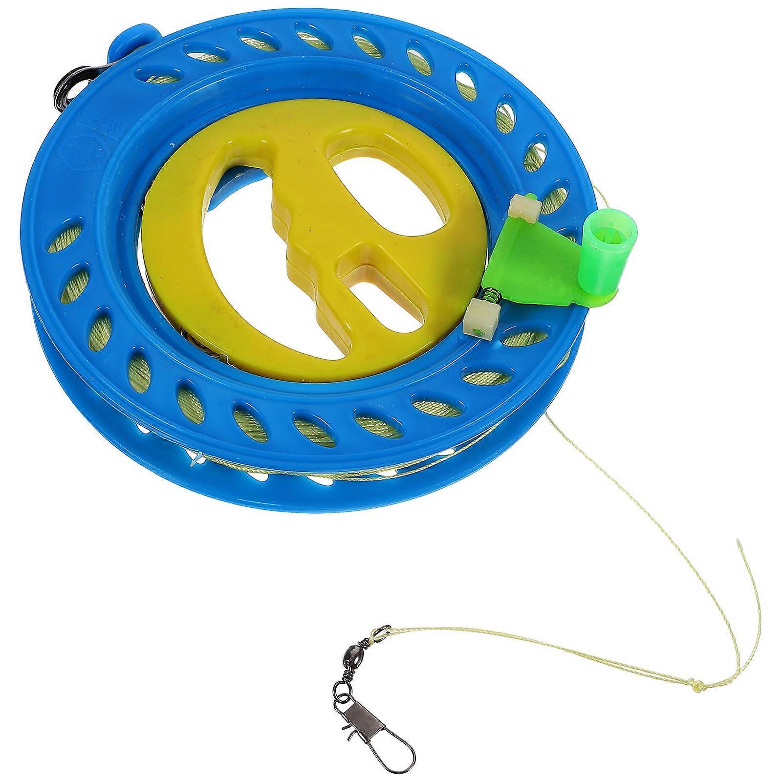 Plastic Winder for Kite Flying with 1Pcs Durable Blue Reel