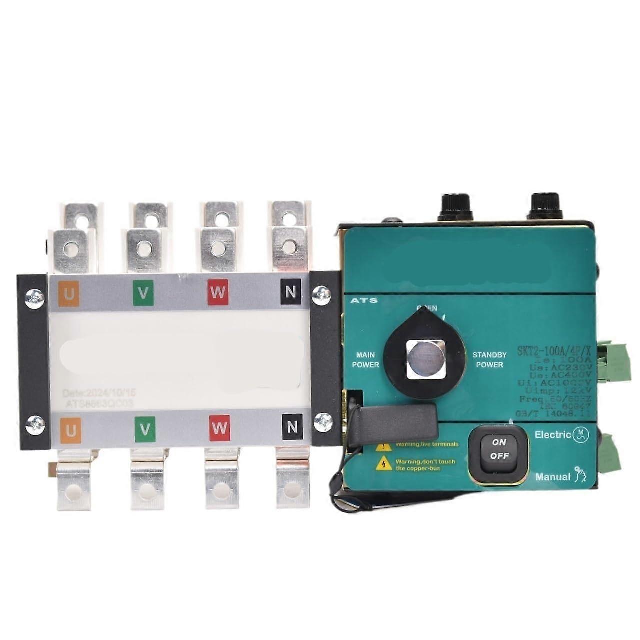 Automatic Transfer Switch 250A 4 Pole Three Phase ATS for Generator and Grid Backup