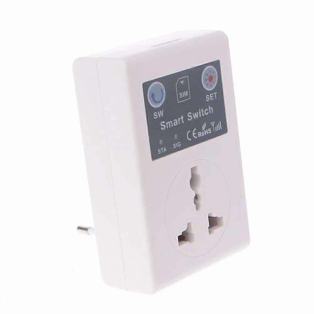EU Phone RC Remote Wireless Control Smart Switch GSM Socket Power Plug Remote Socket