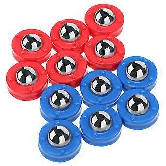 12Pcs Table Football Rolling Beads Equipment for Playing Assorted Color