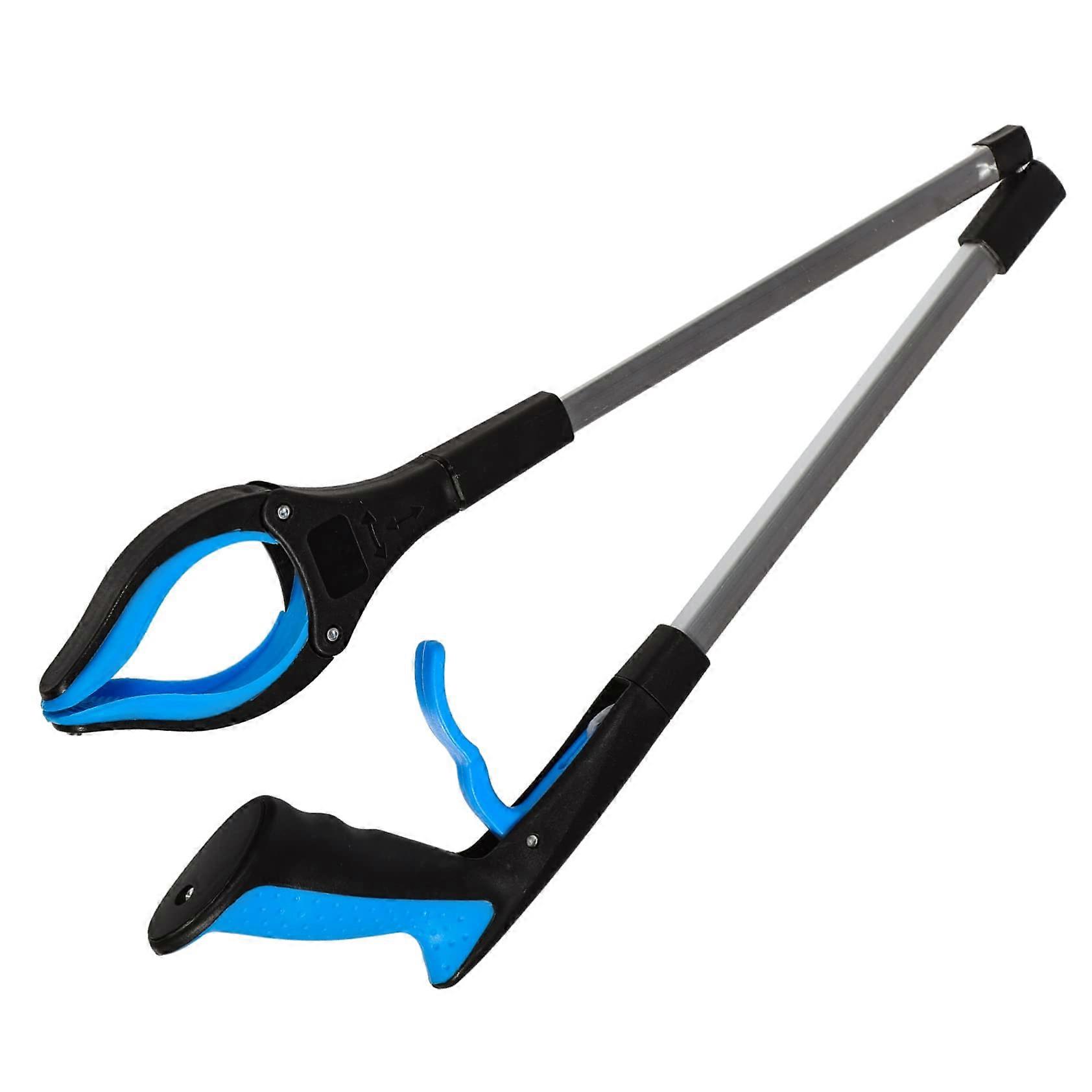 Foldable Trash Picker with Locking Hinge and Long Reach Grabber Tool for Elderly Cleaning