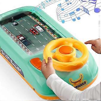 Novo jogo de corrida de carros aprimorado com volante, simulação de direção de corrida com som, jogo de corrida de caminhões educativo interativo.