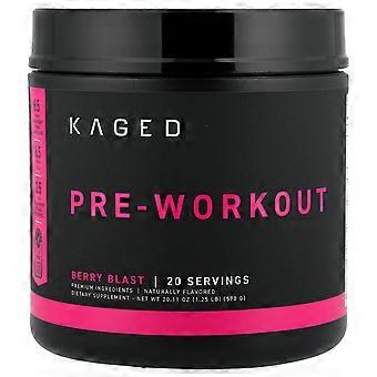 Kaged, PRE-KAGED, Pre-Workout, Berry Blast, 1.29 lb (584 g)