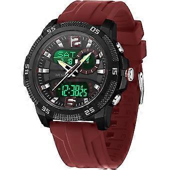 2026 Latest Model  Mens Watches Sports Outdoor Waterproof Men's Digital Analog Watch with Countdown/LED Backlight/Timer/Alarm/Date Stopwatc