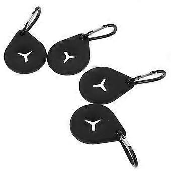 Dog Poop Bag Clip Silicone Waste Bag Dispenser for Outdoor Pets 4Pcs