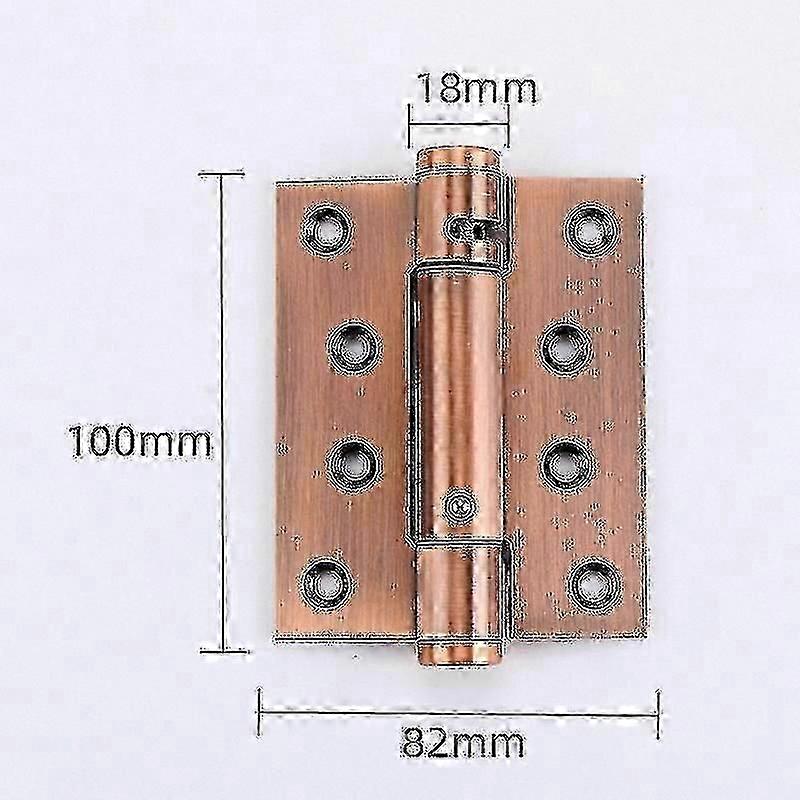 Self-Closing Spring Hinge compatible with Doors with Invisible Damping Mechanism Hidden Automatic Buffer