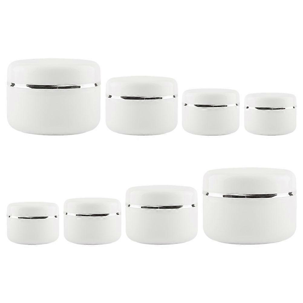 Refillable Cream Jars Multi-Function Cosmetic Sample Jars for Massage 8Pcs