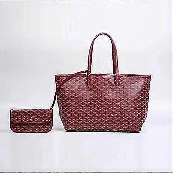 Women's Classic Checkerboard Printed Tote Bag, stor, medium, liten kapacitet axelväska för daglig användning och resa