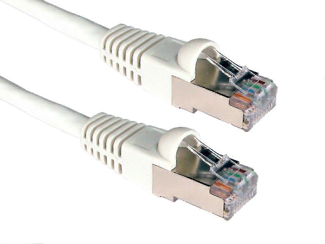CMS Cables 10m Cat6a Patch Cable - White