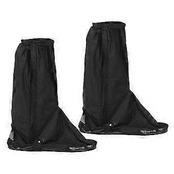Wiederverwendbare Regenschuhüberzieher Für Frauen Outdoor Wandern Schwarz 40,00X29,50X11,50Cm Anti-Rutsch Rutschfest 1 Paar