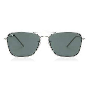 Ray-Ban RBR0102S Caravan Reverse 004/GR Vollrand-Sonnenbrille Gunmetal Unisex Aviator UV3 Original