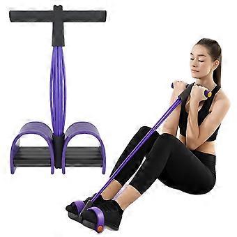 Foot Pedal Resistance Band, Multifunctional Home Workout Abdominal & Leg Fitness Exerciser