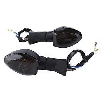 2 stücke Blinker Licht Blinker Anzeige Blinker Motorrad Zubehör Ersatz für SuzukiDark Braun