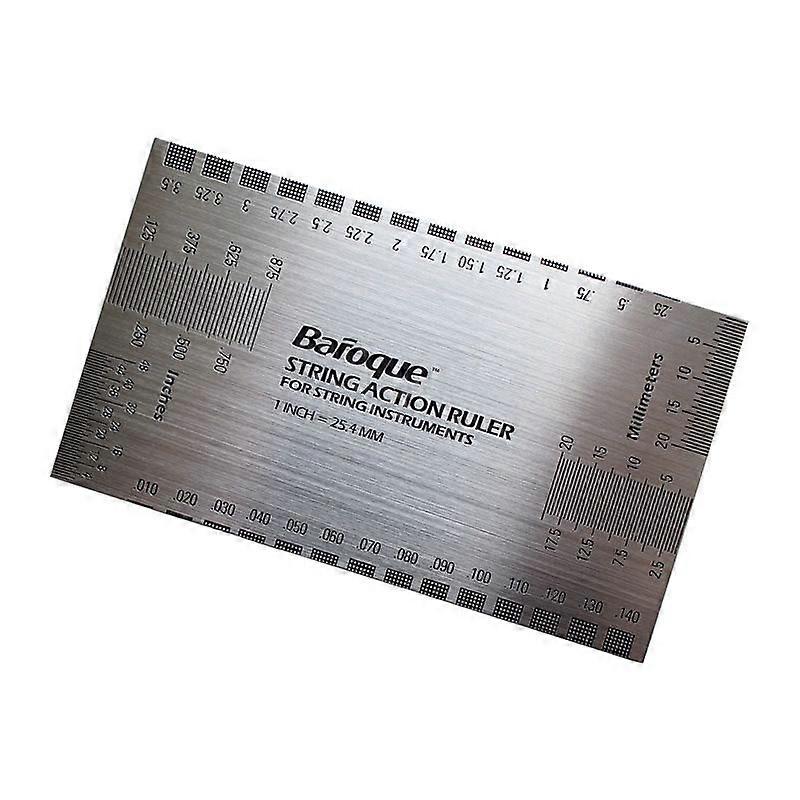 Durable String Action Guide Ruler, Measuring Gauge for Guitar Builders Tool