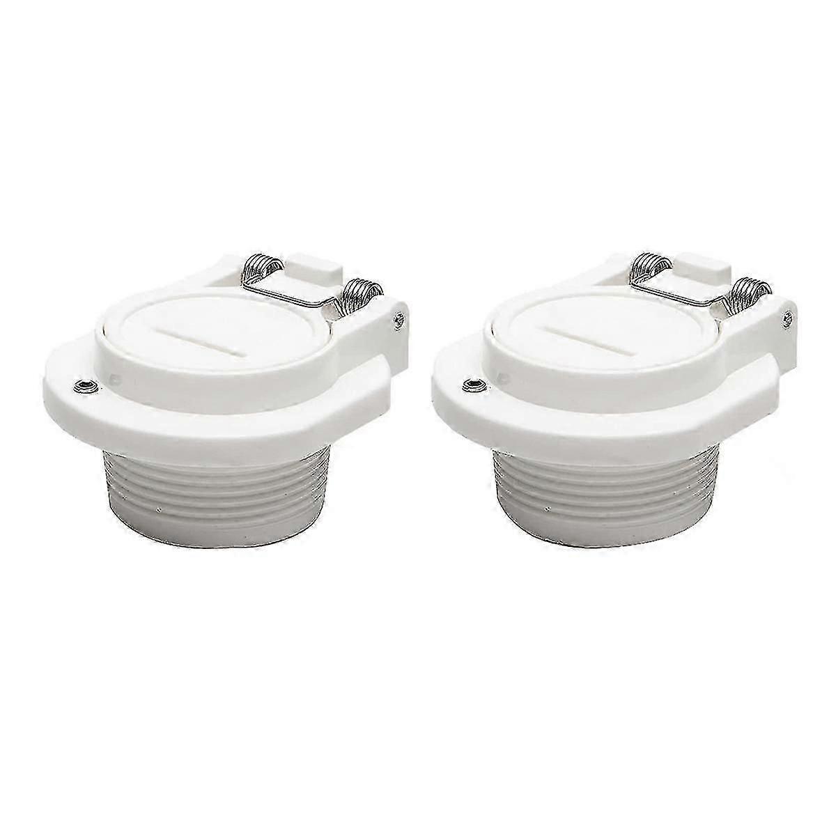 2 Pack Safety Wall Fitting for Suction Pool Cleaners - Compatible with Zodiac, W
