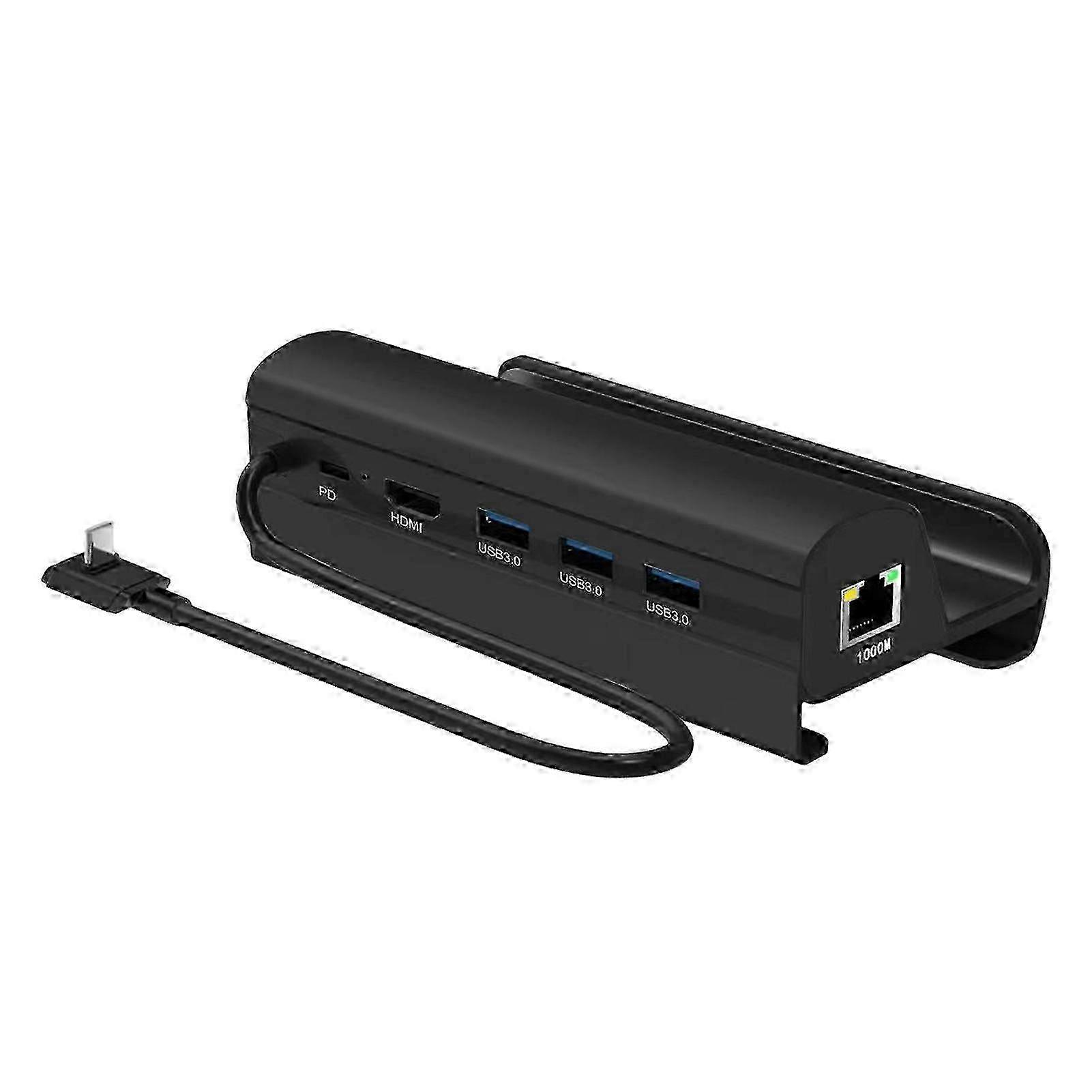 suitable compatible with steam deck dock with multiple data ports, 5gbps, 100w pd compatible with laptops