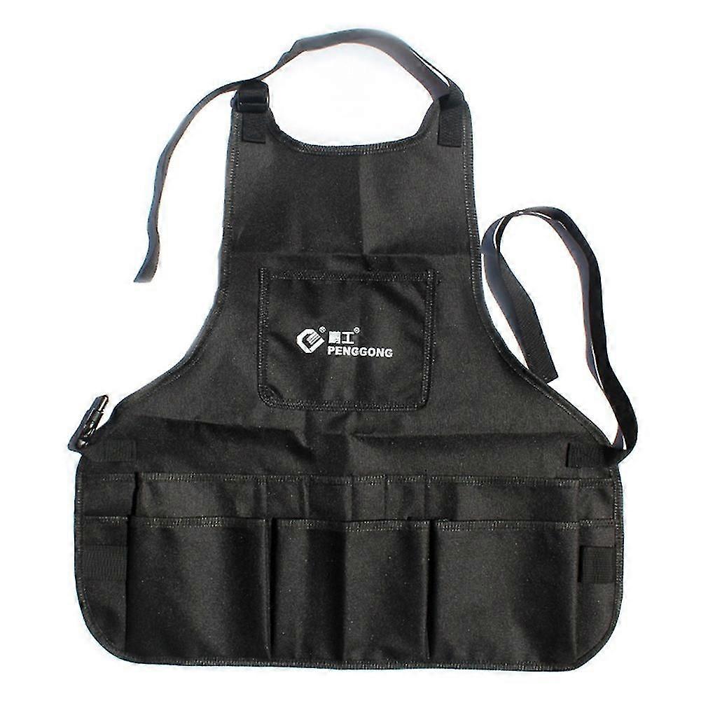 Electrician Apron Tool Bag Adjustable Storage Pockets Pouch Toolkit