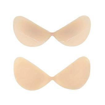 Sticky Bra, Backless Strapless Bra Push Up Bra,Adhesive Invisible Lift Up Bras Silicone Adhesive Bra for Backless Dress Banana Cup 12 A