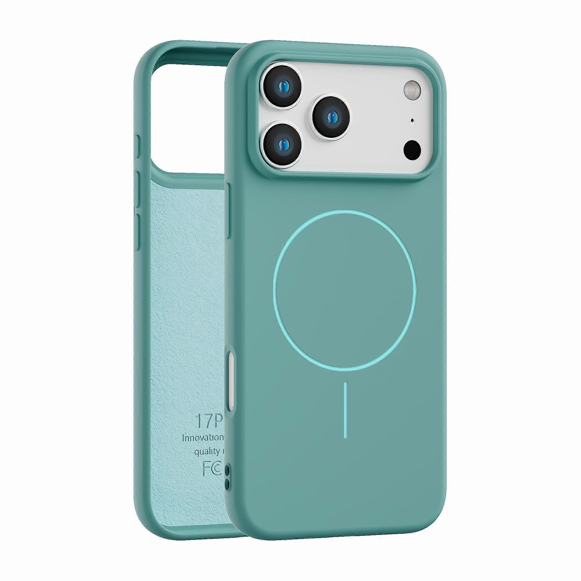 Magnetic Case for iPhone 17 Pro Max - For MagSafe - Shockproof Green