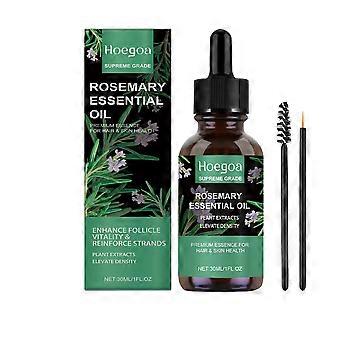 Rosemary Hair & Scalp Essential Oil  Castor Oil Blend for Nourishing, Strengthening, Eyebrow & Eyelash Use, Travel-Friendly Bottle