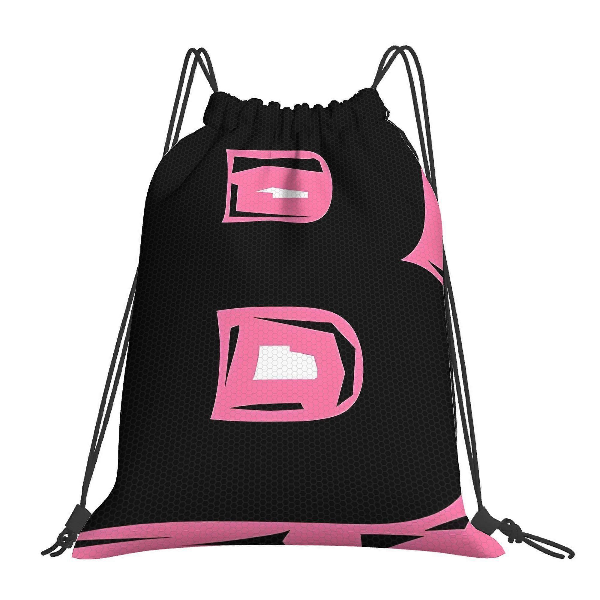 1pc Drawstring Bag B (Initial) Drawstring Backpack for Sport-Cqazw