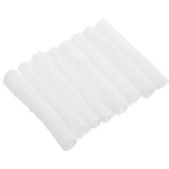 Detachable Plush Heel Strap Slippers 40 Pcs White Fuzzy Shoe Inserts for Warm Indoor Use Winter Comfort
