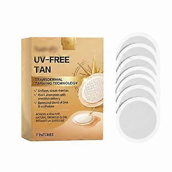 2pcs Self-tanning Patch, 3D micro-needle fit, natural even gradual color development, allantoin included, Body Care