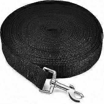 30M Long Dog Training Lead, Extra Long Nylon Leash with Comfortable Handle, Heavy Duty Metal Hook, Recall Training, Fits All Breeds