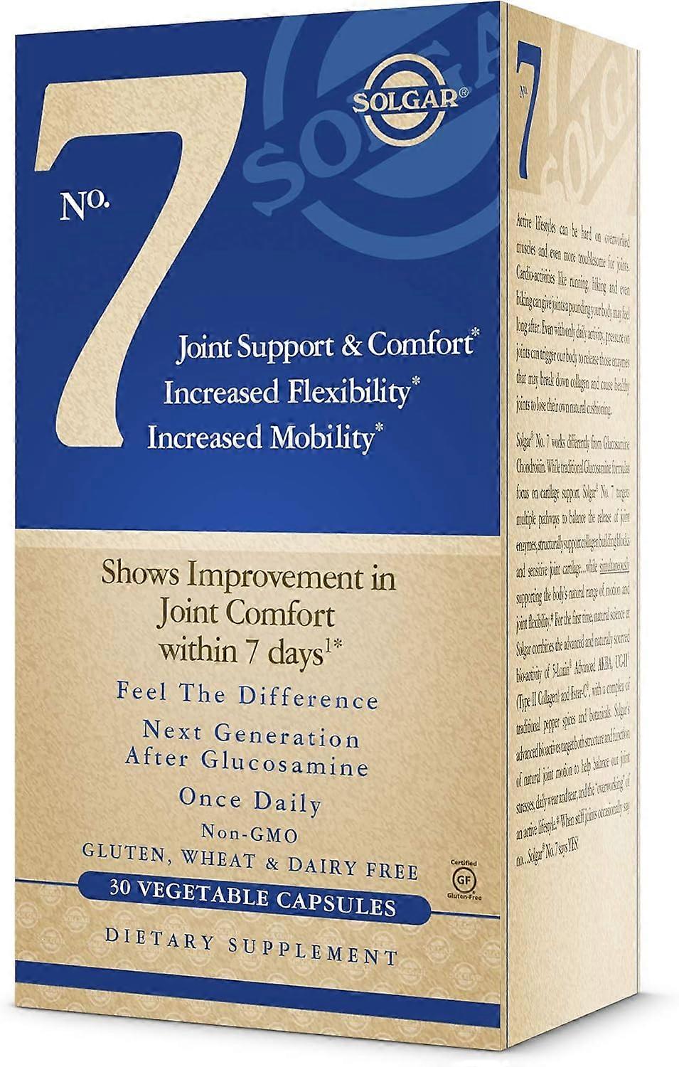 Solgar No 7 Advanced Joint Support Complex, 30 vegetabiliska kapslar