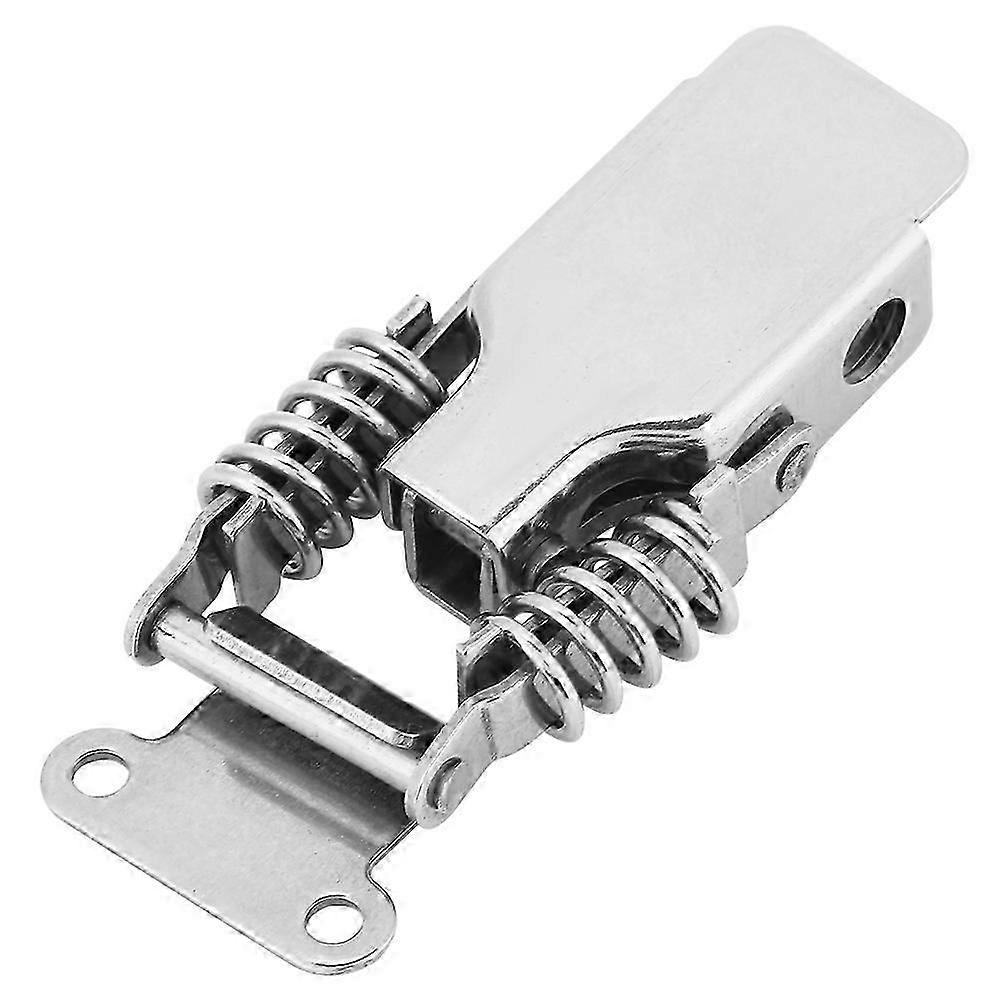 Stainless Steel Hardware Cabinet Case Spring Loaded Latch Catch Toggle Hasp