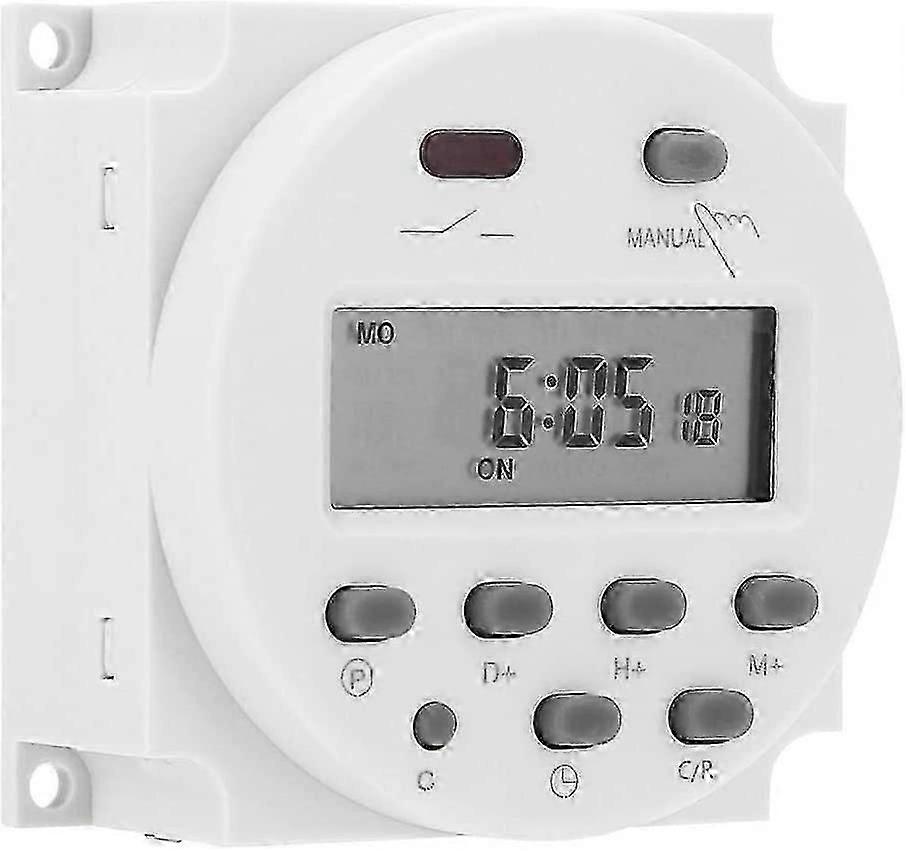 Cn101a Dc12v Lcd Digital Time Switch Microcomputer Control Power Timer Relay Switch 220v-240/50-60hz