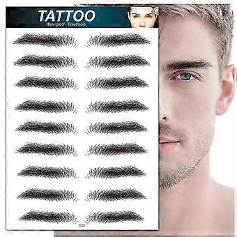 4d Hair-like Waterproof Eyebrow Tattoos Adesivos Grooming Sticker
