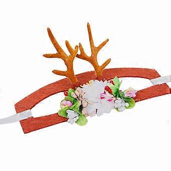 Dog Accessories Antlers Bands for Pets Size M Hairband Christmas