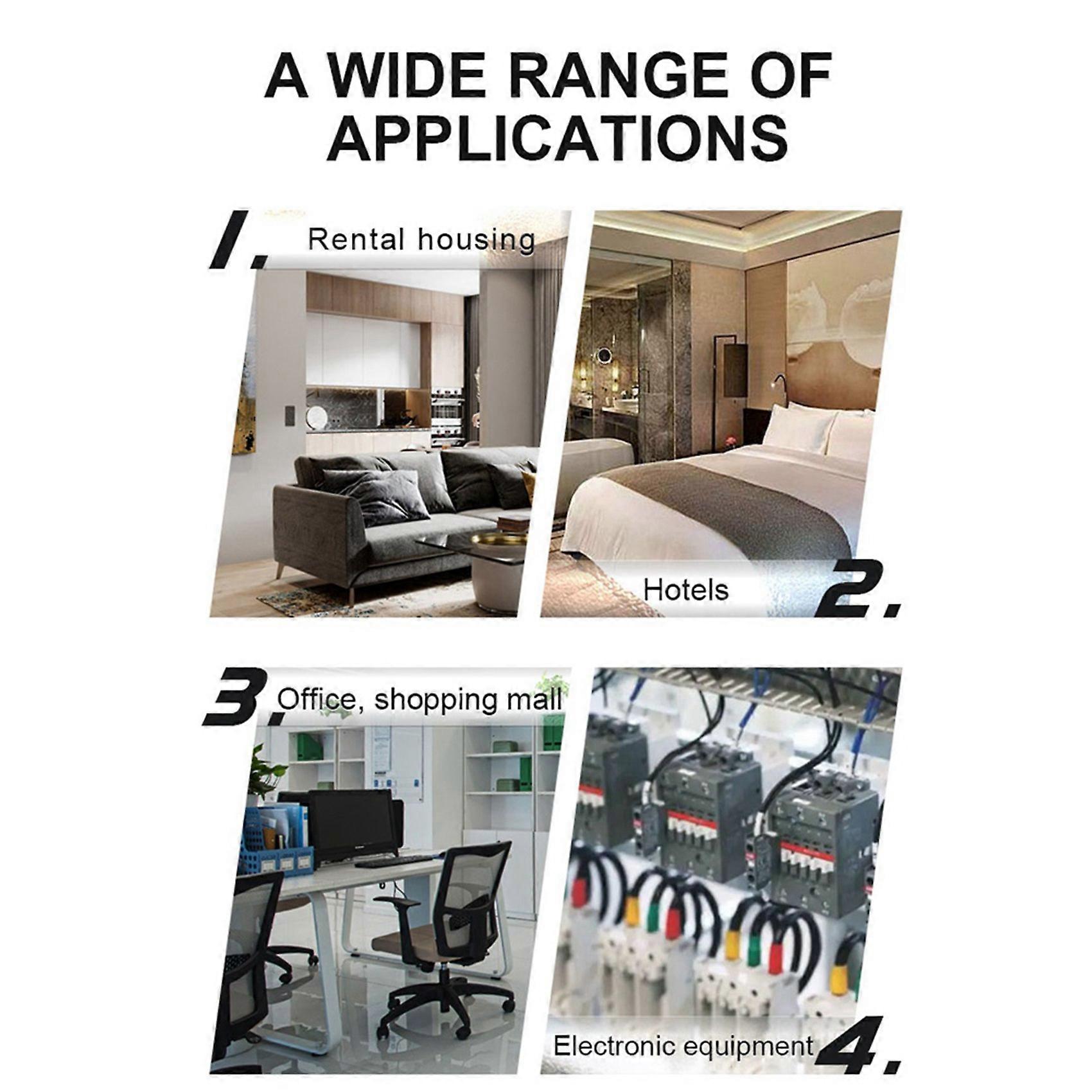 2X Tuya WiFi Smart Socket Voltage & Current Protector Stabilizer Multifunctional Power Energy Meter EU Plug
