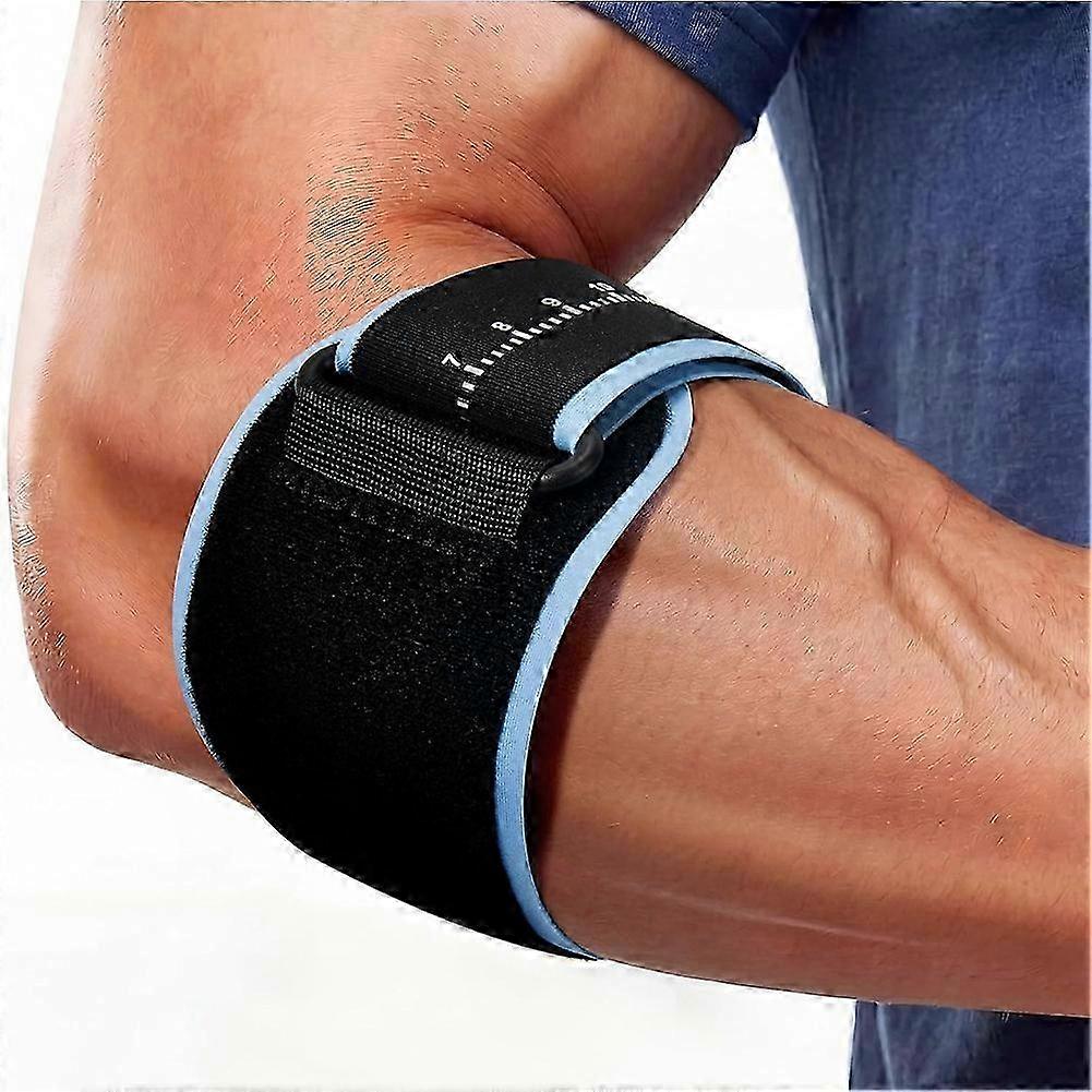 Tennis Elbow & Tendonitis Adjustable Counterforce Compression Strap with Removable Pad
