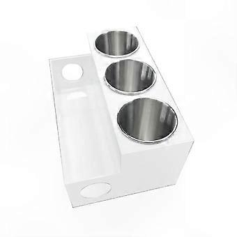 Acrylic Hair Tool Organizer for Countertop, Styling Tool and Makeup Storage Solution