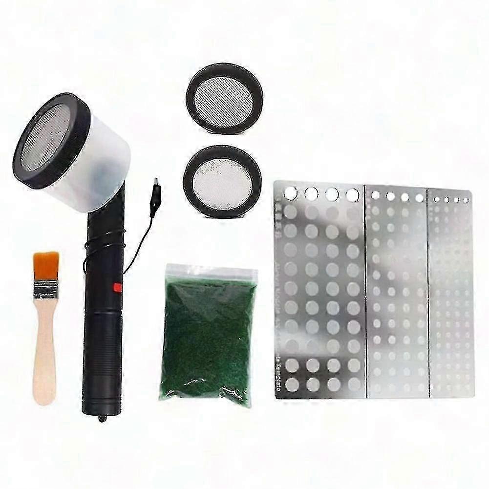 Static Grass Applicator with Anti-Slip Handle compatible with DIY Model Landscaping