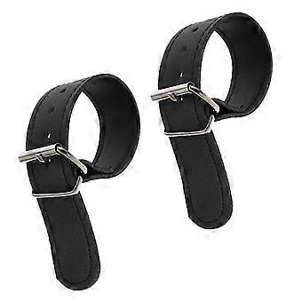 1 Pair of Bike Front Basket Strap Cycling Basket Front Strap Bike Basket Adjustable Leather Strap