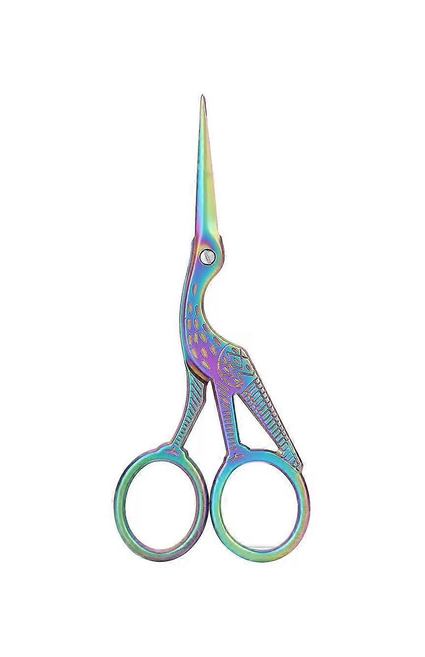 Crane-Shape Scissors, Small Swing Scissors (1 pc, color titanium)