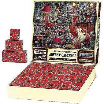 Adventskalender 2023 Weihnachtspuzzle - 24 Teile 1008 Teile Puzzles 2025