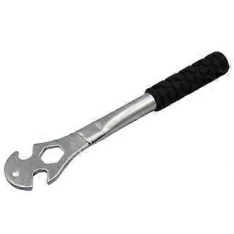 Llave de pedal Llave de pedal de bicicleta Llave de pedal de bicicleta de función tres en uno Llave de pedal de eje delantero y trasero Instale la herramienta de reparación de llave con Anti-SK