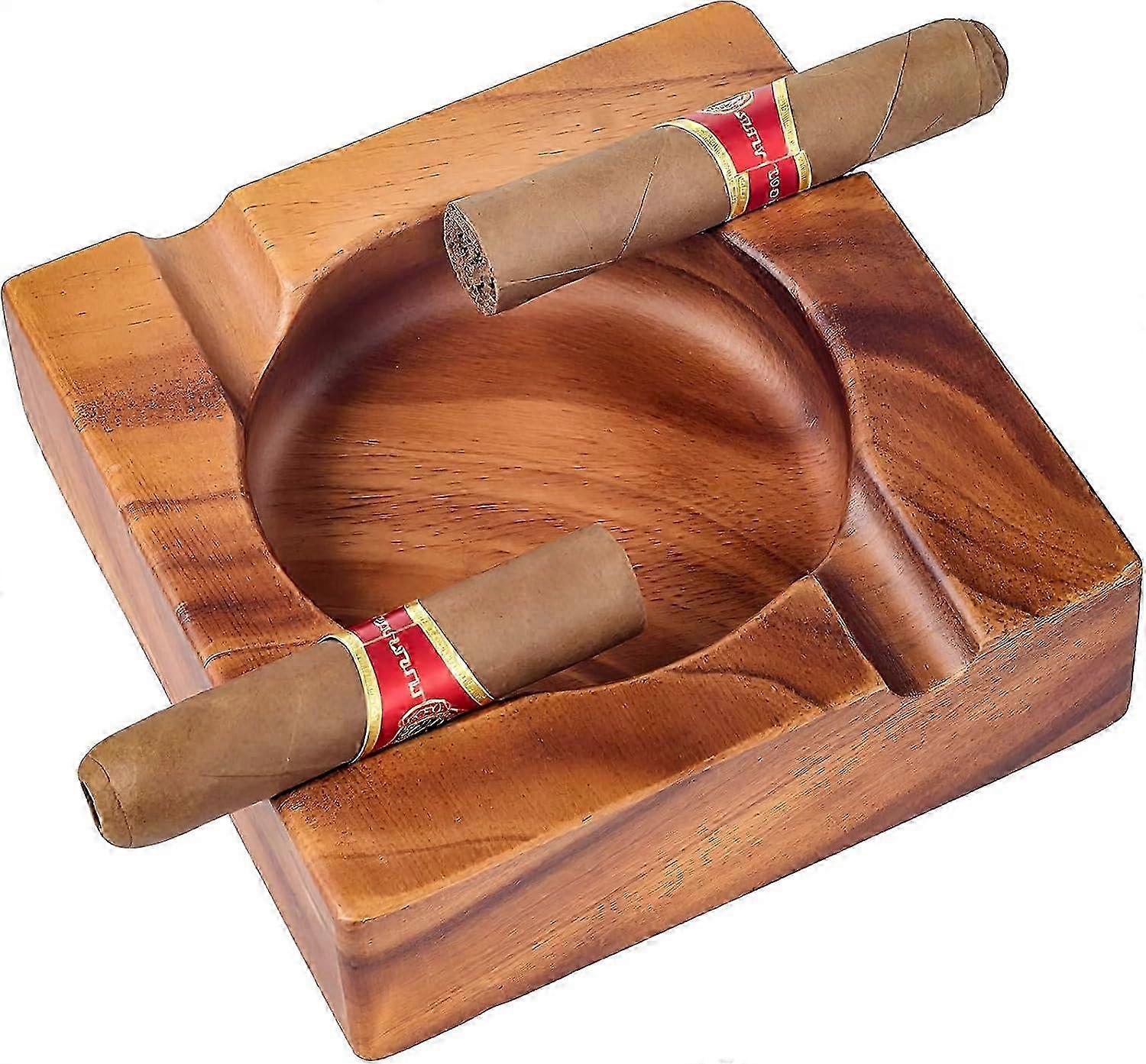 Handcrafted Walnut Cigar Ashtray